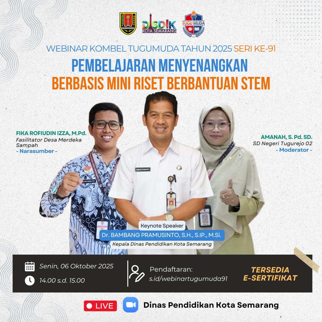 WEBINAR KOMUNITAS BELAJAR TUGUMUDA SERI KE-91
